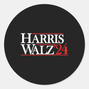 Walz 24 President Kamala 2024 Classic Round Sticker