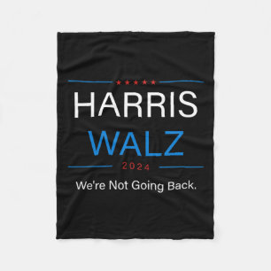 WAlzheimer 2024 Election Kamala Harris Tim W Waltz Fleece Blanket