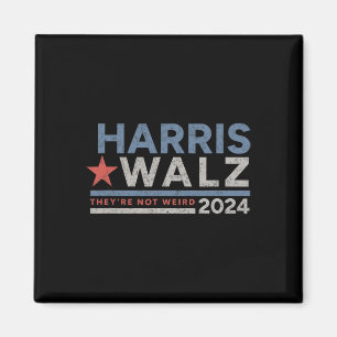 WAlzheimer 2024 Kamala Harris Tim W Not Weird  Magnet