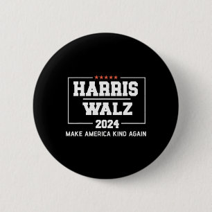 WAlzheimer 2024 Make America Kind Again Harris Wal 6 Cm Round Badge