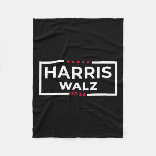 WAlzheimer 2024 Tim W Kamala Harris Usa Election A Fleece Blanket