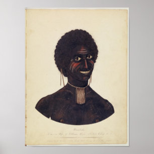 Wambela, wife of Cobbawn Wogi, native chief Poster