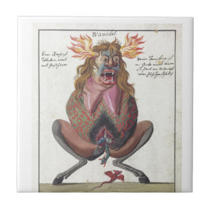 Wamidal demon tile