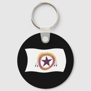 Wampanoag Tribe Flag Keychain