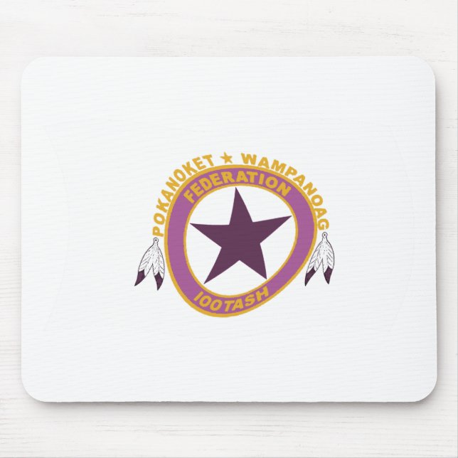 Wampanoag Tribe Flag Mousepad (Front)