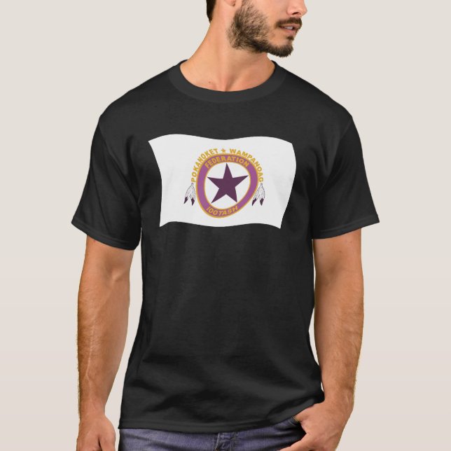 Wampanoag Tribe Flag Shirt (Front)