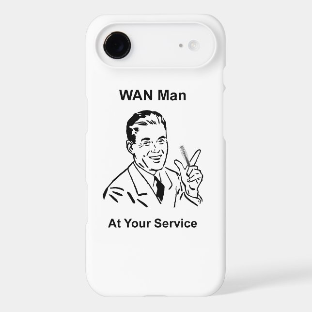 WAN Man At Your Service Retro Tech (Back)