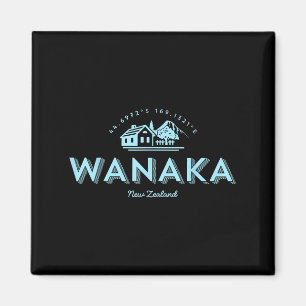 Wanaka Mountain Vacation Skiing New Zealand Magnet