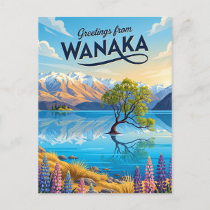 Wanaka New Zealand Postcard