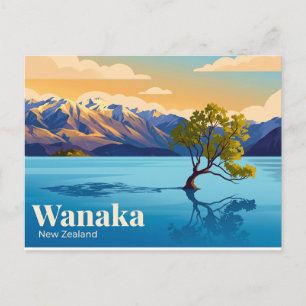 Wanaka New Zealand Postcard