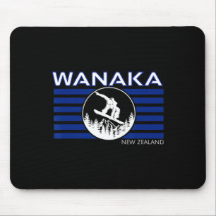 Wanaka New Zealand Snowboarding New Zealander Snow Mouse Pad