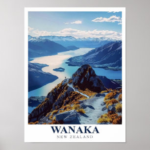 Wanaka Prints -Roys Peak Poster -Wanaka New Zealan