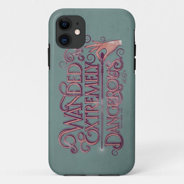 Wanded And Extremely Dangerous Graphic - Pink Case-Mate iPhone Case (Back)