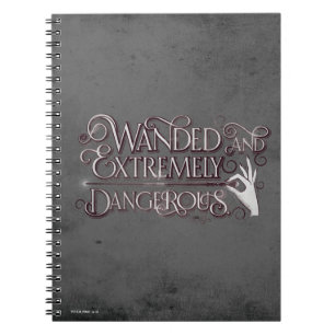 Wanded And Extremely Dangerous Graphic - White Spiral Notebook