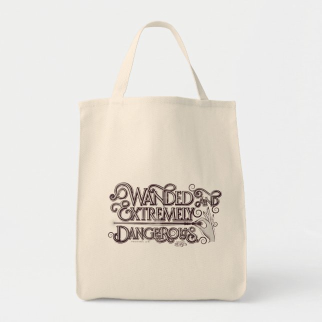 Wanded And Extremely Dangerous Graphic - White Tote Bag (Front)