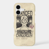 Wanded & Extremely Dangerous Wanted Poster - Black
