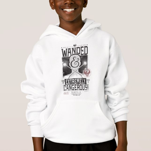 Wanded & Extremely Dangerous Wanted Poster - Black (Front)