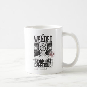 Wanded & Extremely Dangerous Wanted Poster - Black Coffee Mug