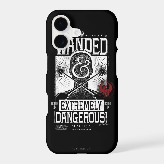 Wanded & Extremely Dangerous Wanted Poster - White (Back)
