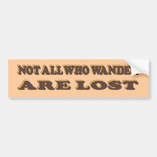 Wander Bumper Sticker