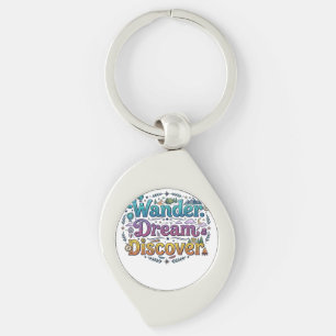  Wander. Dream. Discover. – Inspirational Travel A Key Ring