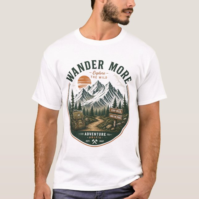 Wander More Adventure Tee (Front)
