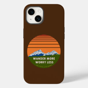 Wander more Worry less Case-Mate iPhone Case