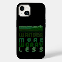Wander More Worry Less Case-Mate iPhone Case