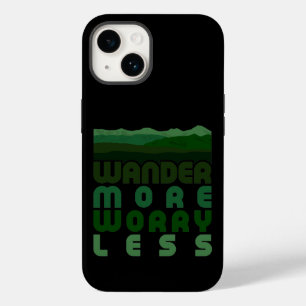 Wander More Worry Less Case-Mate iPhone Case