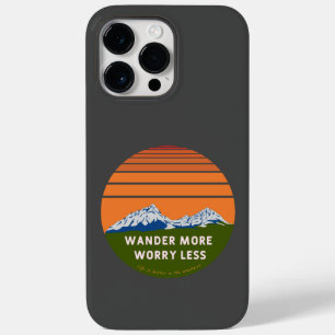 Wander more Worry less Case-Mate iPhone Case