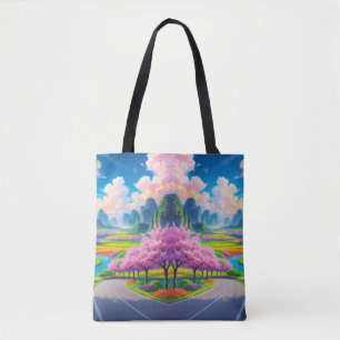 "Wander Through Wonder – Artistic Nature Tote Bag