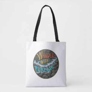 Wander With Purpose - Shoulder Tote Bag