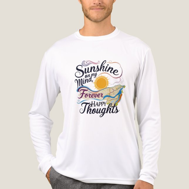 Wander With Sunshine – Travel Minded Tri-Blend  Shirt (Front)