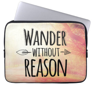 Wander Without Reason Laptop Sleeve