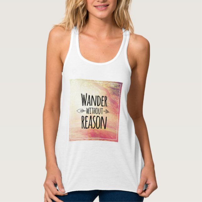 Wander Without Reason Singlet (Front)