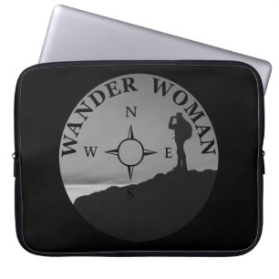 wander woman hiking laptop sleeve