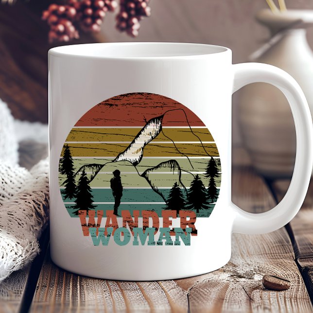 Wander woman hiking mug (Creator Uploaded)