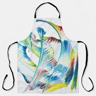 Wanderer 1 Free Flowing Colourful Abstract Apron