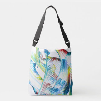 Wanderer 1 Free Flowing Colourful Abstract Tote Ba