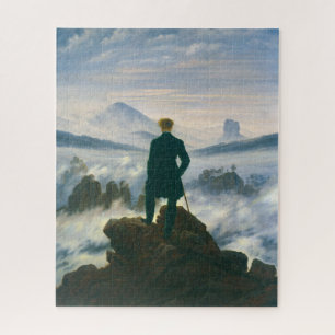 Wanderer above the Sea of Fog by Caspar Friedrich Jigsaw Puzzle