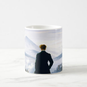 Wanderer above the Sea of Fog, Caspar D Friedrich  Coffee Mug