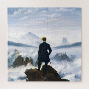 Wanderer above the Sea of Fog, Caspar D Friedrich Jigsaw Puzzle