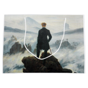 Wanderer above the Sea of Fog, Friedrich Large Gift Bag