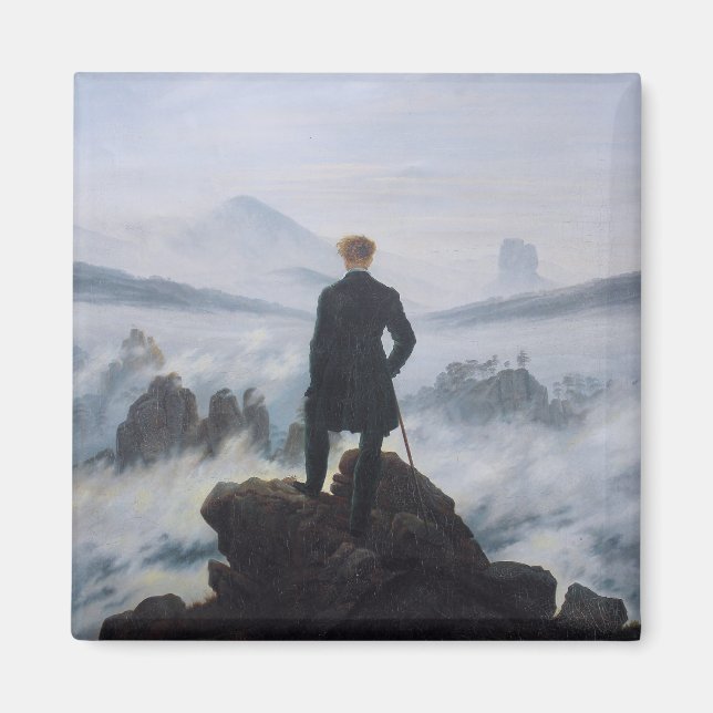 Wanderer above the Sea of Fog Magnet (Front)
