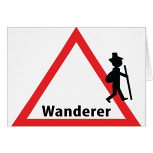 wanderer sign fun