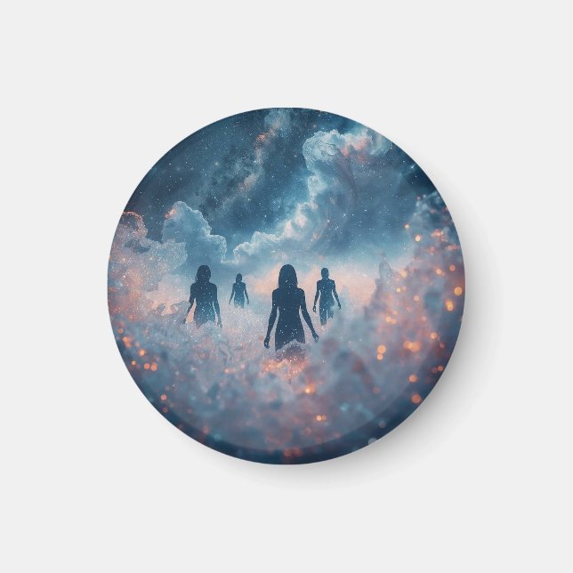 Wanderers in the Cosmic Mist Magnet (Front)