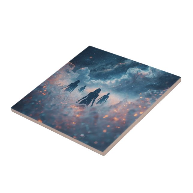 Wanderers in the Cosmic Mist Tile (Side)