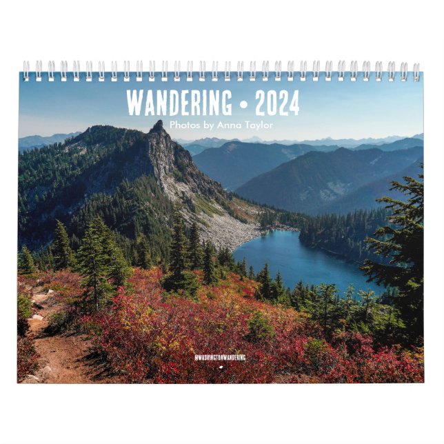 Wandering 2024 by Anna Taylor Calendar (Cover)
