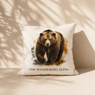 Wandering Alpha Mountain Lodge Accent Cushion