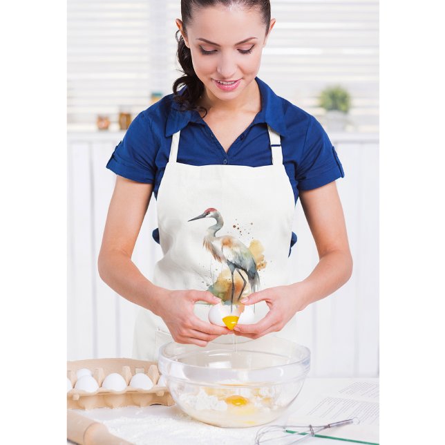 Wandering Crane, custom Apron (Creator Uploaded)